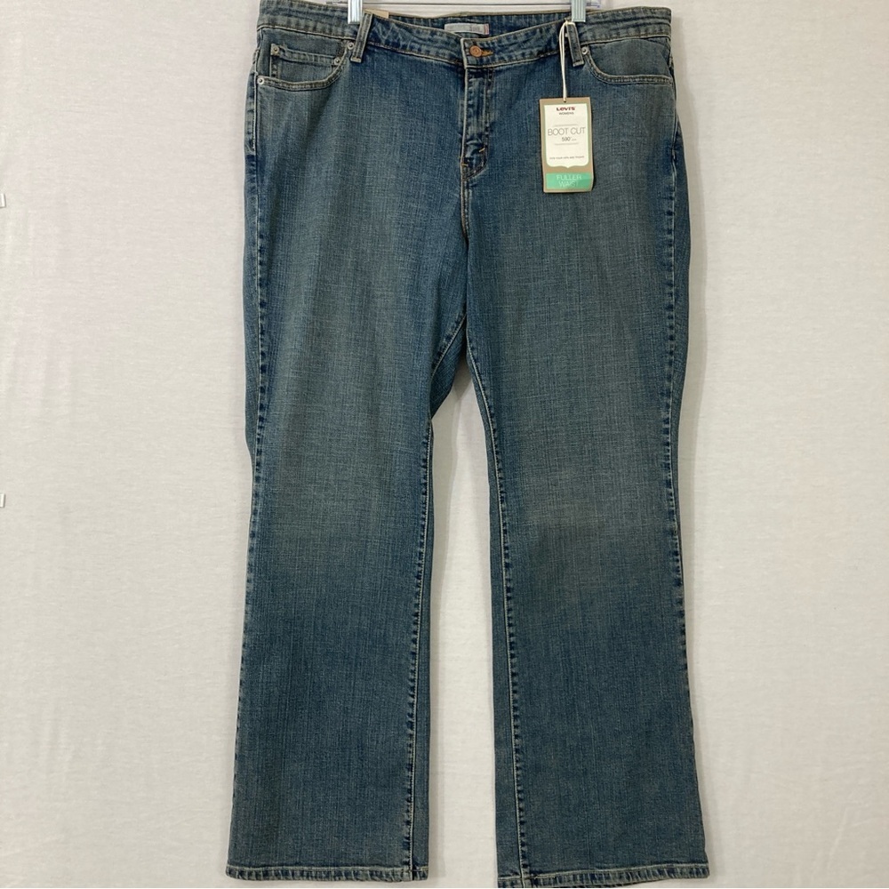 New Levi's Women's 590 Bootcut Jeans size 20W